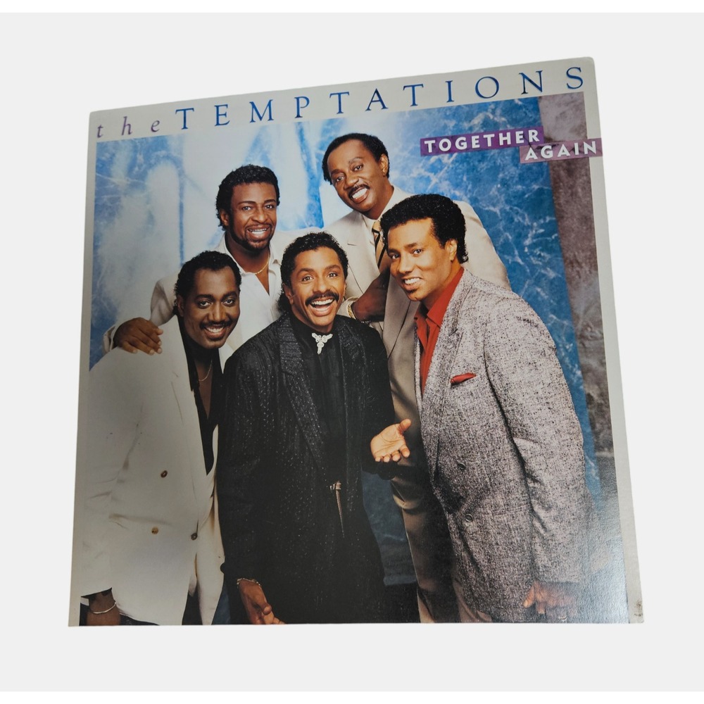 The Temptations Together Again 1987 Promo Poster 12x12 Double Sided‎ Motown